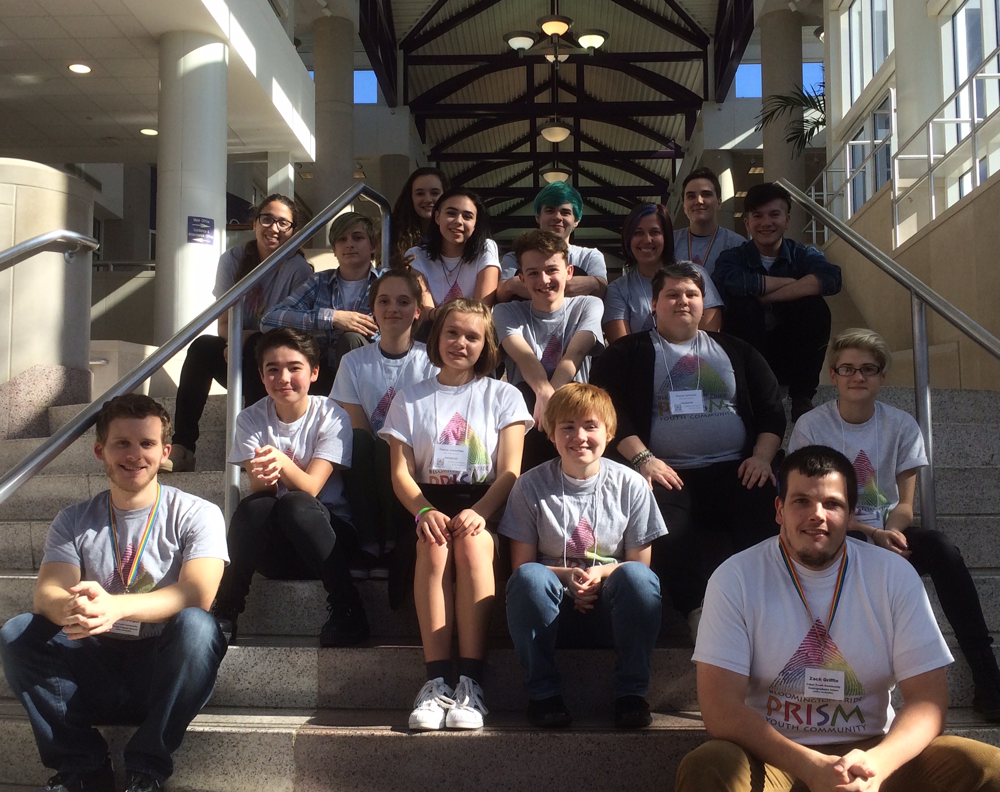 Photo of youth participants in Prism